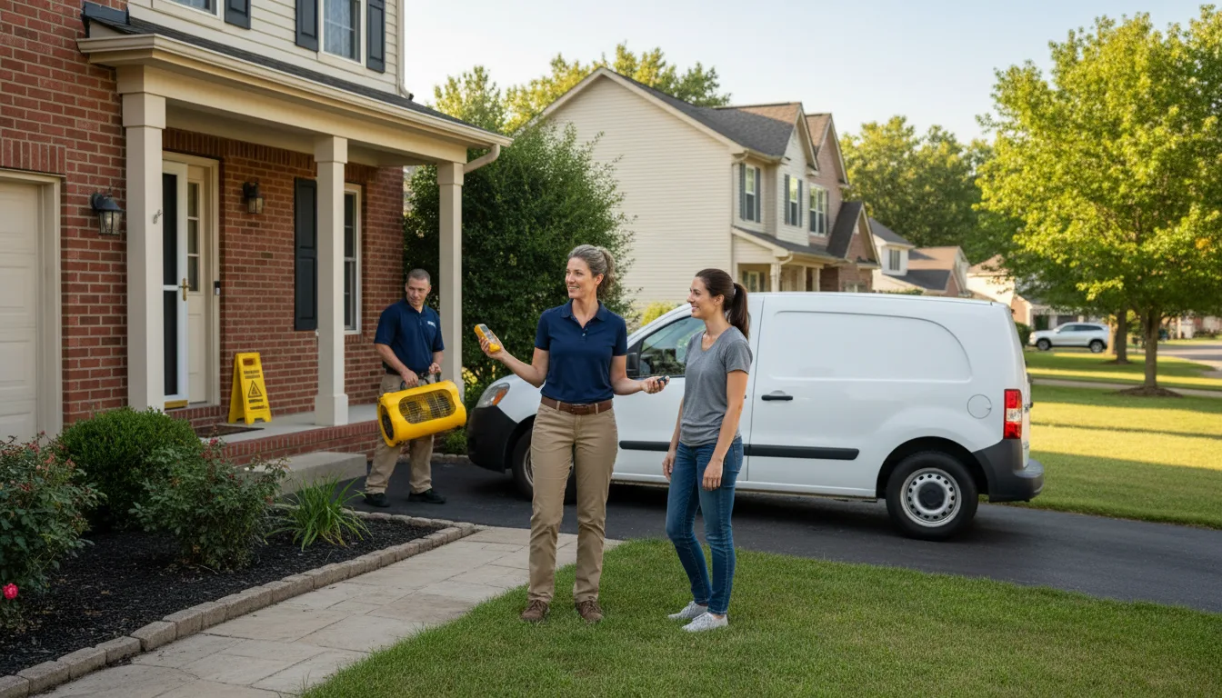 Water restoration image for Home Water Damage Repair in Russiaville, IN